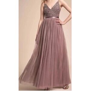 BHLDN Avery Dress Mauve size 18